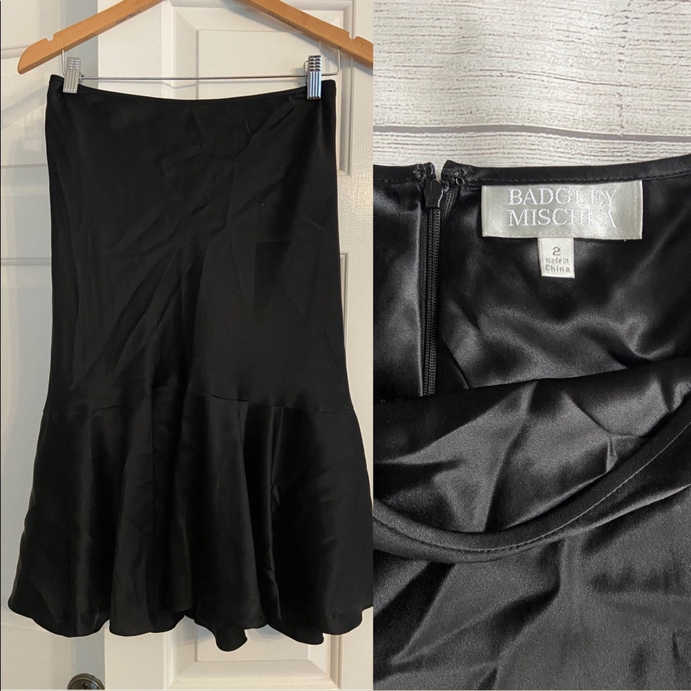 Vintage Badgley Mishka Silk Skirt - Size 2